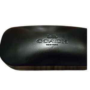 Coach New York Black Hard Shell Eyeglasses Case Sunglass Holder Women